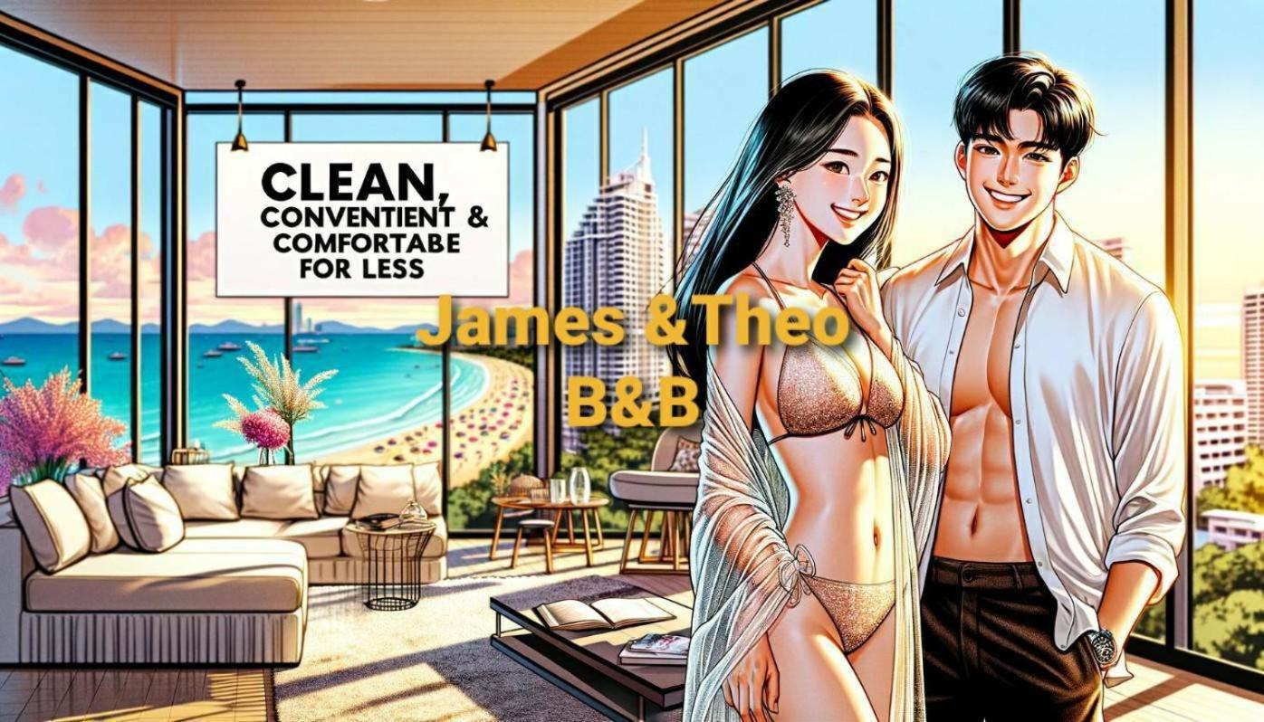 Base Central Pattaya Long Balcony King-Bed With Infinity Pool & Free Netflix! Extérieur photo